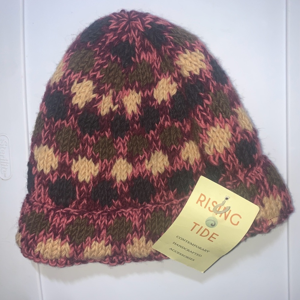 Rising Tide Handmade Polar Fleece Beanie - NWT